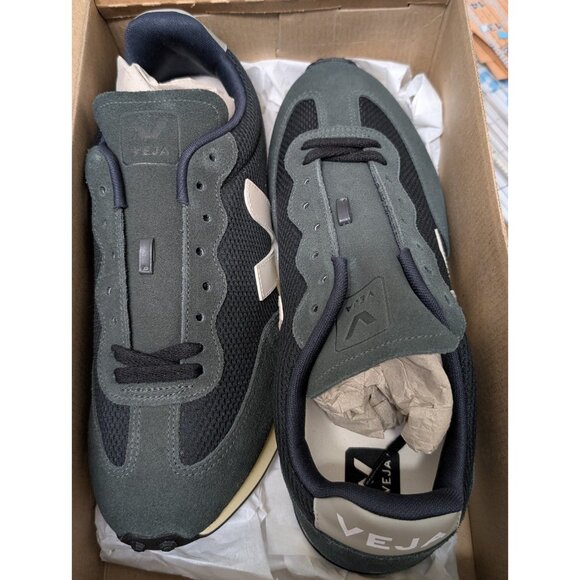 Veja Rio Branco II Alveomesh Sneakers Black White EU 44 / US 11 - Picture 6 of 14